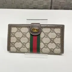old GUCCI GG シェリーライン　長札入れ