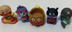 アンパンマン号　他　指人形　ゆび人形　ソフビ　5種類まとめ売り