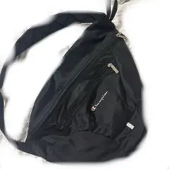 Champion ブラック ショルダーバッグ