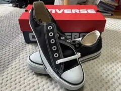 CONVERSE CANVAS ALL STAR OX ブラック 24.5