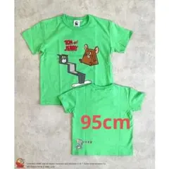 トムとジェリー グリーン Tシャツ　95cm