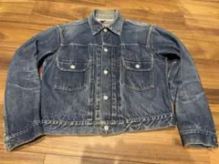 50sビンテージリーバイス507XXオリジナル両面レザーBIGEハギ付リ