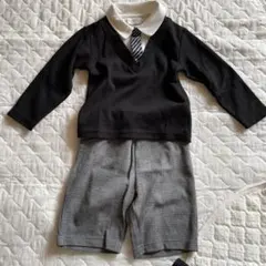 フォーマルシャツとショートパンツセット