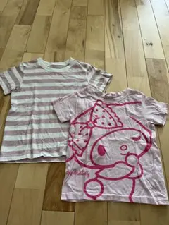 マイメロディ 半袖Tシャツ 2枚セット 110cmのサムネイル