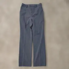 ユニクロ　グレーストライプパンツ　Sサイズ　美品　小柄さん