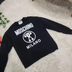 MOSCHINO　モスキーノ　ブラック　ゆったり　トレーナー　スウェットのサムネイル