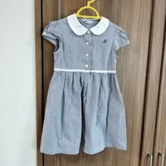 FIVE TO TWENTY ストライプ半袖ワンピース