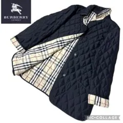 大きいサイズ　バーバリーロンドン　キルティングジャケット　ノバチェック 英国製