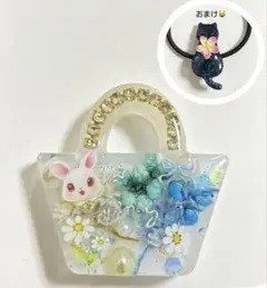 再販不可。ねこレジンヘアゴムブローチ - メルカリ