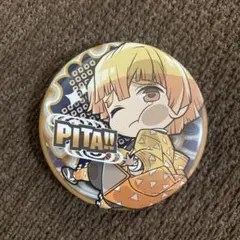 我妻 善逸 きめつ ぴた! でふぉめ 鬼滅の刃 缶バッジ