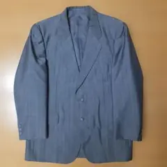 グレー ビジネスジャケット 2つボタン