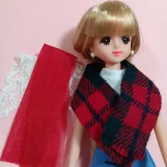 タカラ　タカラバービー　ジェニー　リカちゃん　巻物　布小物　3点セット