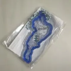 【未開封】琵琶湖アクリルキーホルダー 道の駅 マキノ追坂峠 メタセコイア 青色