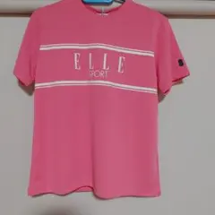 ELLE SPORT 半袖Tシャツ ピンクのサムネイル
