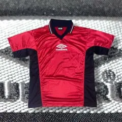 UMBRO レッド ポロシャツ 18 - メルカリ