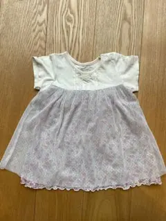 クリームシャンティ　Tシャツ　チュニック　ワンピース　90cm