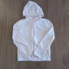 UNIQLOエアリズム ジップアップパーカー 140cm　ピンク