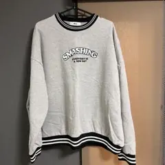 WEGO トレーナー スウェット グレー L