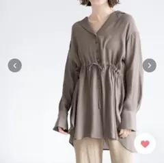 アパートバイローリーズ　apart by lowrys クリンクルドロストシャツのサムネイル