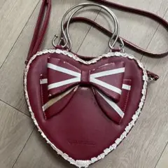 BABY リボンハートBAG エンジ - メルカリ