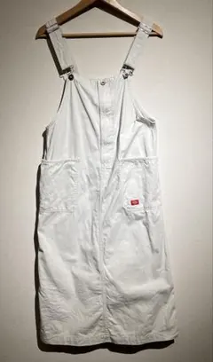 Dickies(ディッキーズ) ツイルジャンパースカート/アイボリー