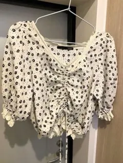 Heather 花柄 パフスリーブ ブラウスＦのサムネイル
