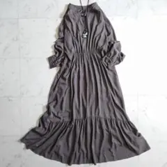 美品♪ アーバンリサーチドアーズ ティアード スキッパーロングワンピース