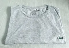 LACOSTE ピマコットン Tシャツ グレー XL