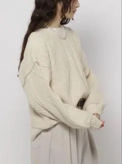 niko and… ボアコンビニットプルオーバー