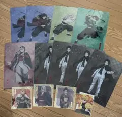 鬼滅の刃 アニプレックスくじ E賞クリアファイル F賞クリア色紙 13点セット