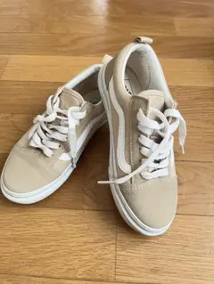 Vans ベージュ スニーカー　21cm
