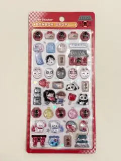 【正規品】 ボンボンドロップシール 和柄 東京観光