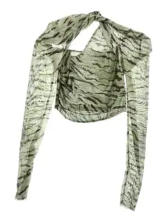 【ZARA】animal asymmetry tops