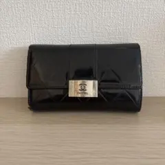 CHANEL 二つ折り 財布 ブラック 非売品 ノベルティ 海外製 - メルカリ