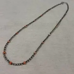ピンク珊瑚　深海珊瑚　天然石　ネックレス
