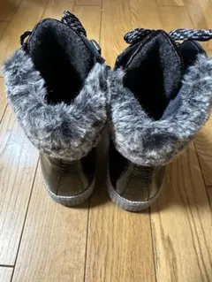 Gabor ブラック レースアップブーツ