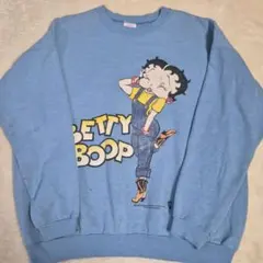 90年代ベティちゃんスウェットトレーナー　90sヴィンテージキャラ　キャラクター