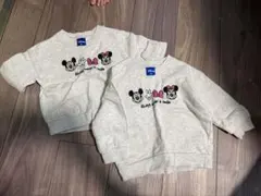 Disney ミッキー＆ミニー トレーナー 80.90cm