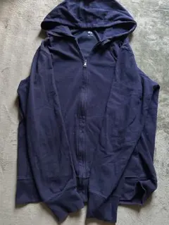 UNIQLO ネイビー フルジップパーカー Mサイズ