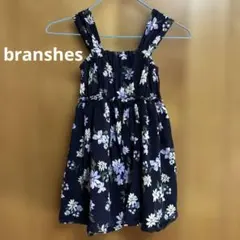 branshes 花柄ノースリーブワンピース 100