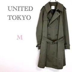 ◆ユナイテッドトウキョウ【M】トレンチコート スプリングコート ダブルボタン