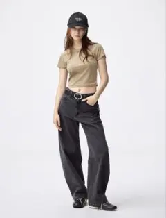 GU バレルレッグジーンズ XL