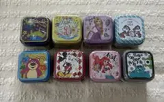 ディズニー　ピクサー　かさなる文具缶　8個まとめ売り