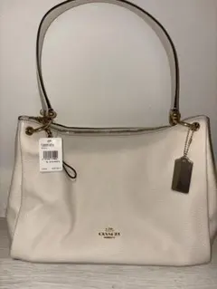 美品COACH ミア ショルダーバッグ 2way レザー F28966 チョーク