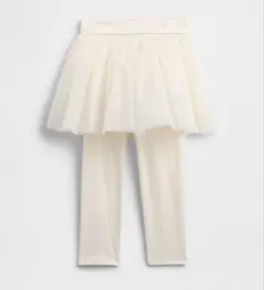 【未使用】baby gap チュチュスカートレギンス 80cm ホワイトのサムネイル