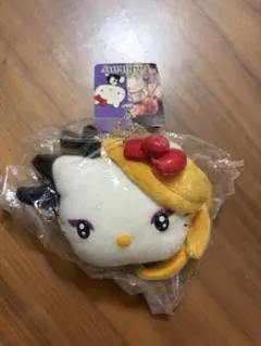 yoshikitty ヨシキティ ポールチェーンつき フェイスぬいぐるみ