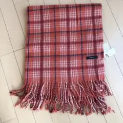 コムサイズム　ストール　マフラー　チェック　未使用　タグ付