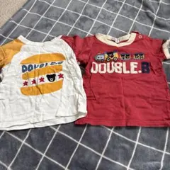 DOUBLE.B Tシャツ 2枚セット サイズ80