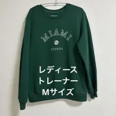 SHEIN レディース　トレーナー　Mサイズ　グリーン