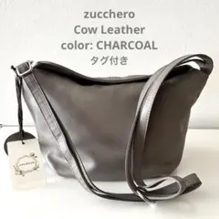 【zucchero】 未使用 レザー ショルダーバッグ 本革 ズッケロ